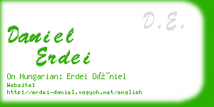 daniel erdei business card